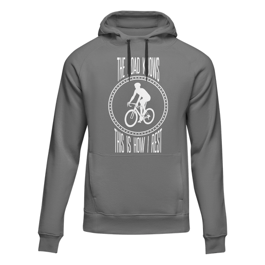The Road Knows This Is How I Rest Adult Fleece Hooded Sweatshirt