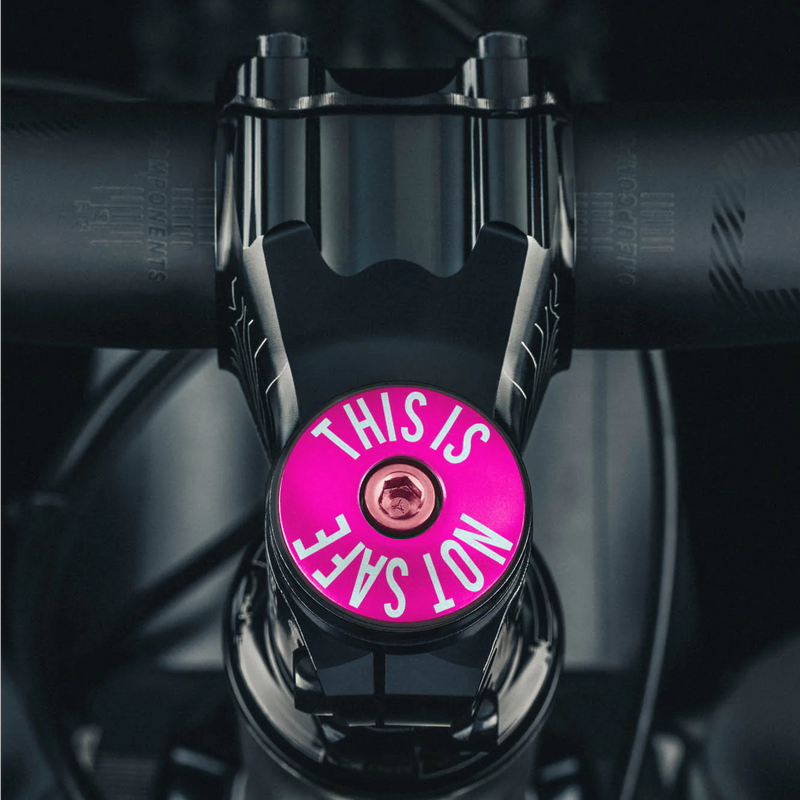 Load image into Gallery viewer, This Is Not Safe Bicycle Headset Cap
