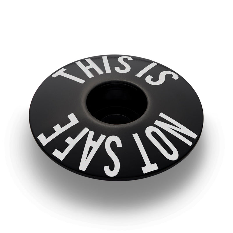 Load image into Gallery viewer, This Is Not Safe Bicycle Headset Cap
