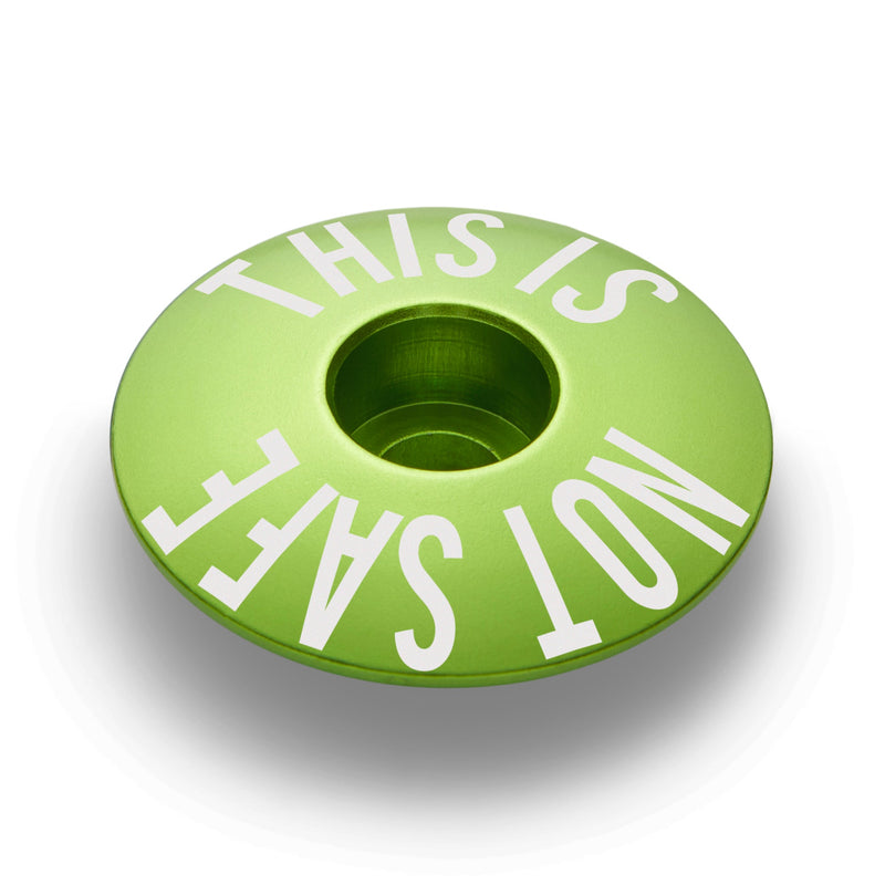 Load image into Gallery viewer, This Is Not Safe Bicycle Headset Cap
