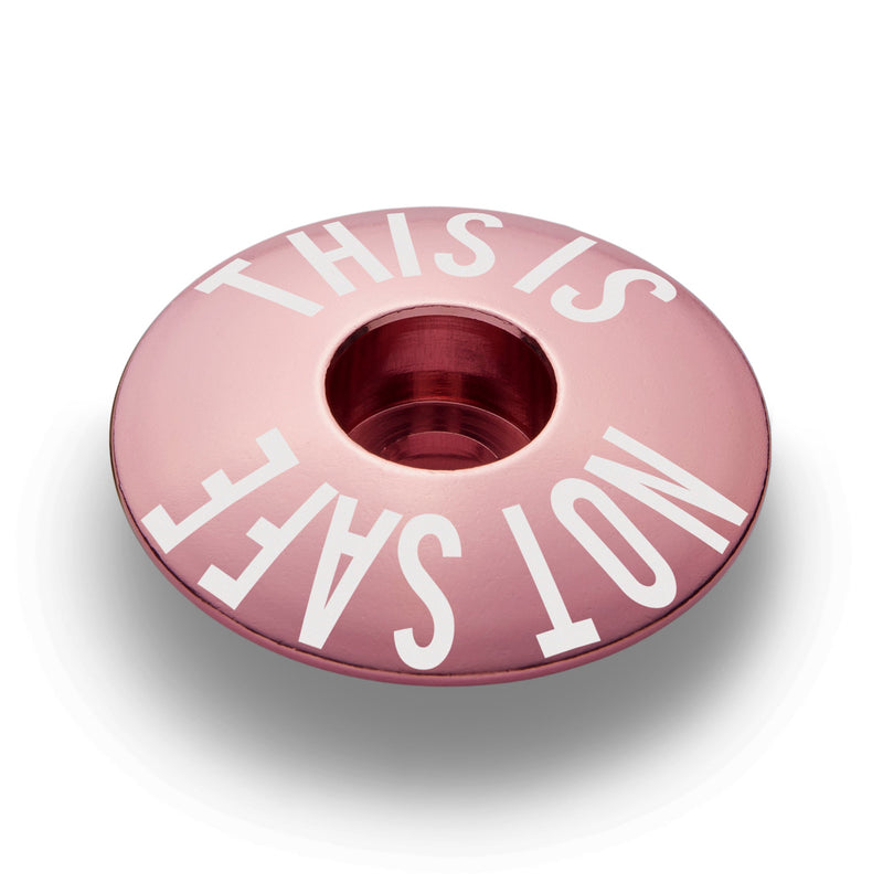 Load image into Gallery viewer, This Is Not Safe Bicycle Headset Cap
