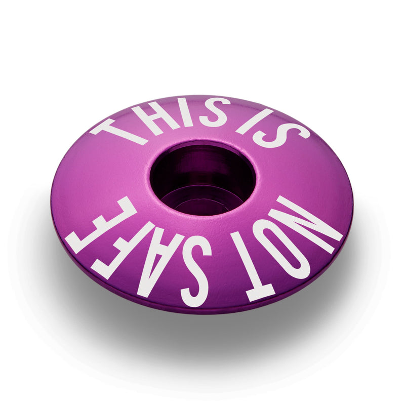 Load image into Gallery viewer, This Is Not Safe Bicycle Headset Cap
