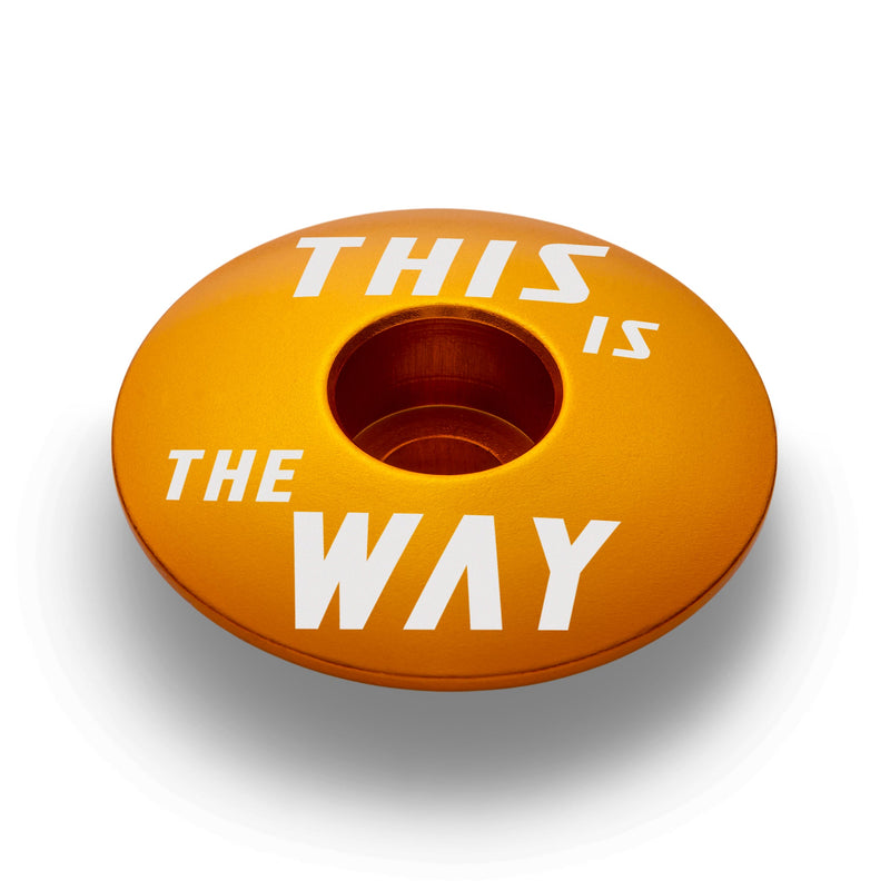 Load image into Gallery viewer, This Is The Way Bicycle Headset Cap
