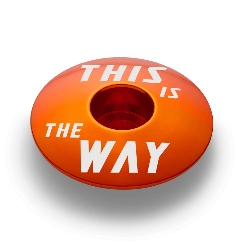 Load image into Gallery viewer, This Is The Way Bicycle Headset Cap
