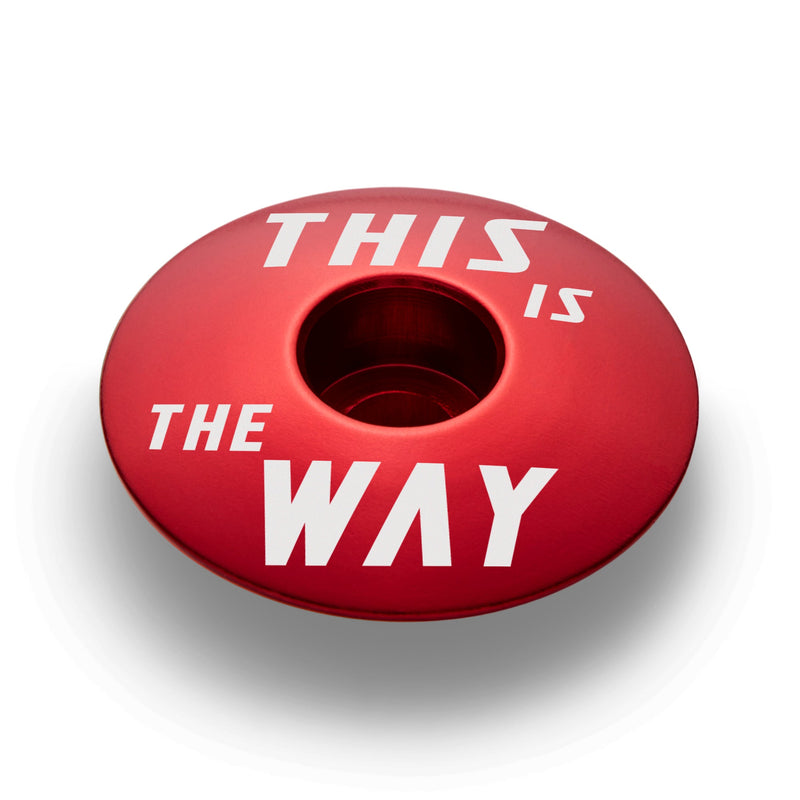 Load image into Gallery viewer, This Is The Way Bicycle Headset Cap
