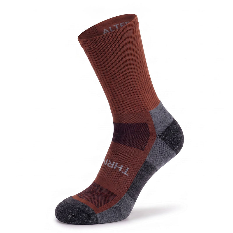 Load image into Gallery viewer, Thrive Lightweight 6" Crew Alpaca Sock
