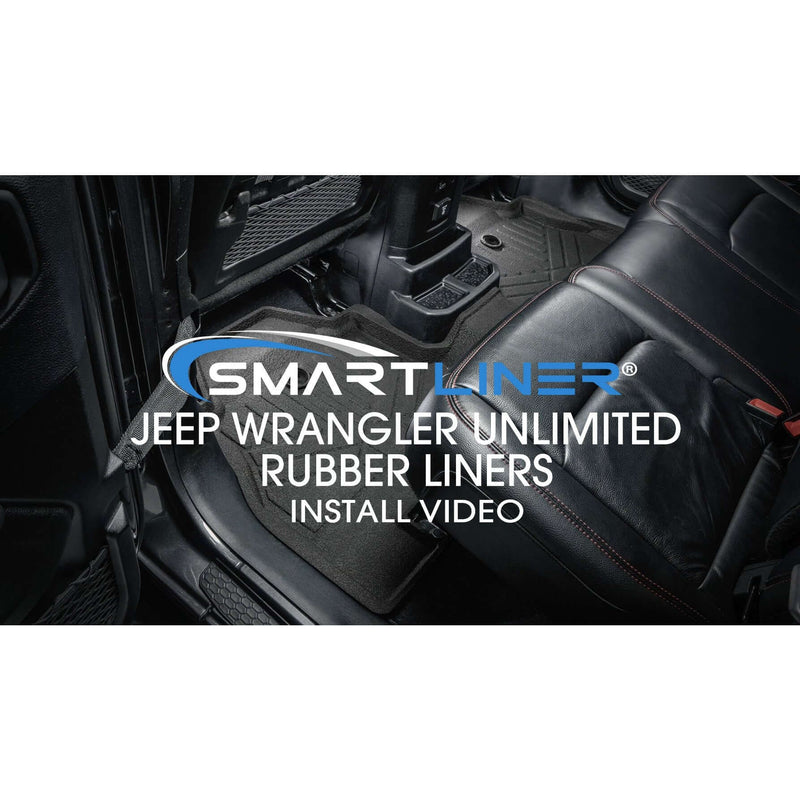 Load image into Gallery viewer, SMARTLINER Custom Fit Floor Liners For 2018-2024 Jeep Wrangler Unlimited
