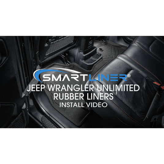 SMARTLINER Custom Fit Floor Liners For 2018-2024 Jeep Wrangler Unlimited