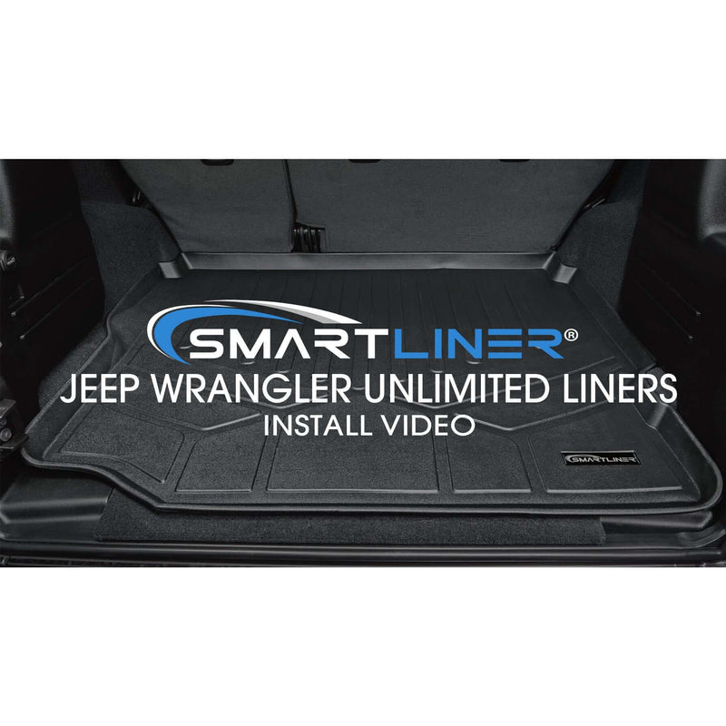 Load image into Gallery viewer, SMARTLINER Custom Fit Floor Liners For 2018-2024 Wrangler JL Unlimited (No Sub and No Flat Load Floor)
