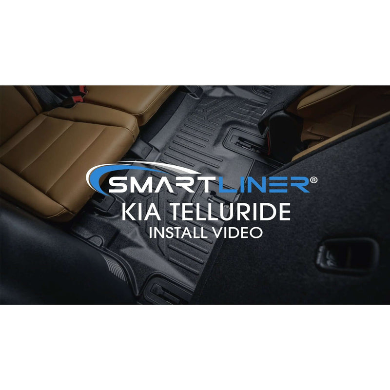 Load image into Gallery viewer, SMARTLINER Custom Fit Floor Liners For 2020-2025 Kia Telluride with 2nd Row Bench Seat
