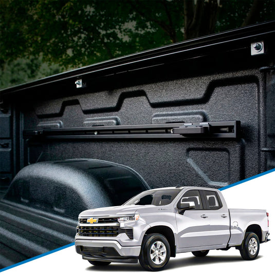 Integral Rails (Low Profile) - Bedside Rail System - Chevrolet Silverado & GMC Sierra 1500 (2019+)