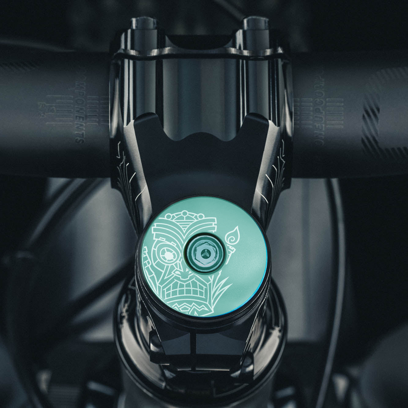 Load image into Gallery viewer, Tiki Trails Bicycle Headset Cap
