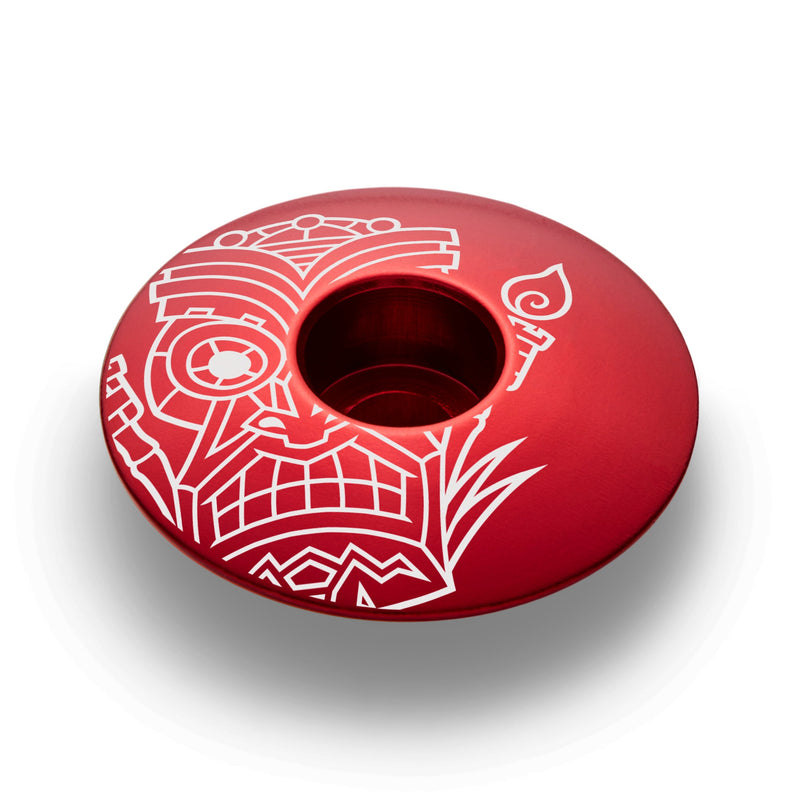Load image into Gallery viewer, Tiki Trails Bicycle Headset Cap
