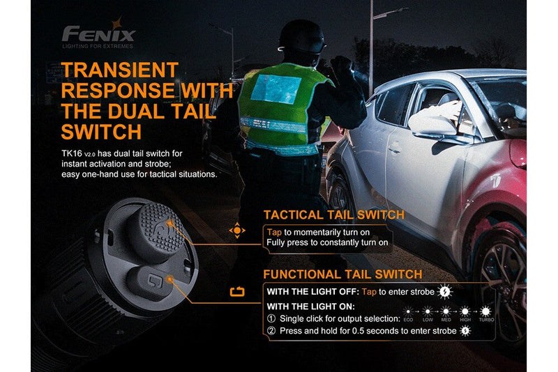 Load image into Gallery viewer, Fenix TK16 V2.0 Tactical Flashlight - 3100 Lumens
