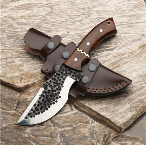 Tom Brown Tracker - D2 Steel Blade with Rosewood & Brass Handle, 10