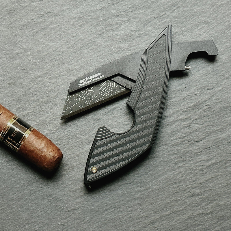 Load image into Gallery viewer, Stinger Topographic Utility Tool / Cigar Trimmer
