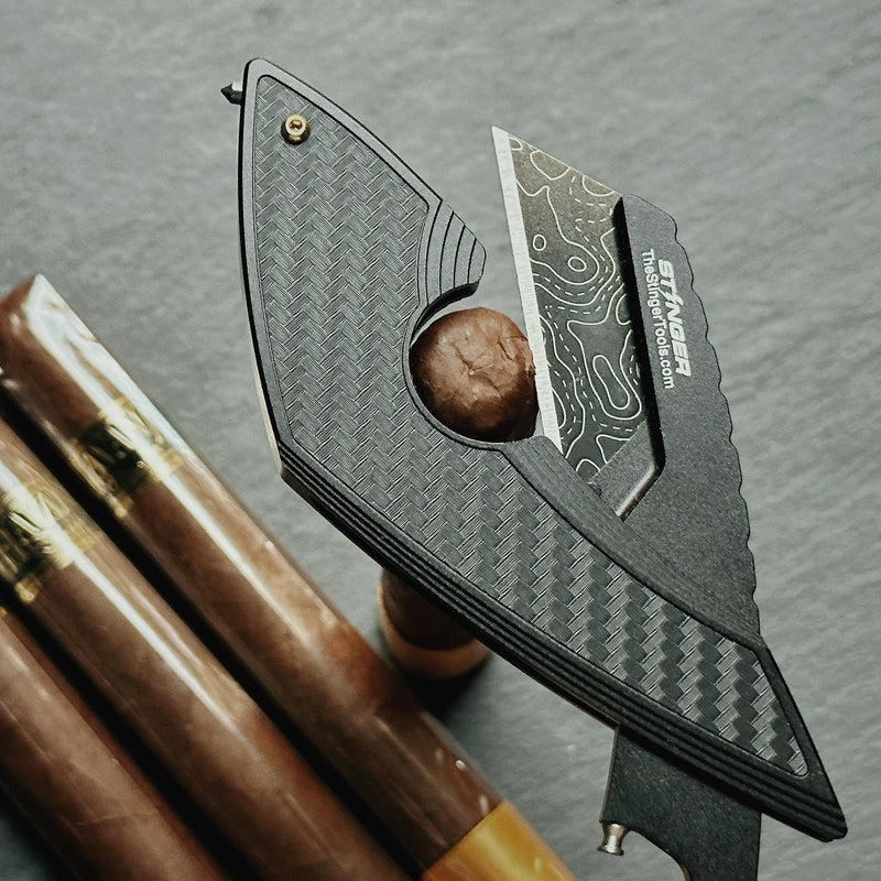 Load image into Gallery viewer, Stinger Topographic Utility Tool / Cigar Trimmer
