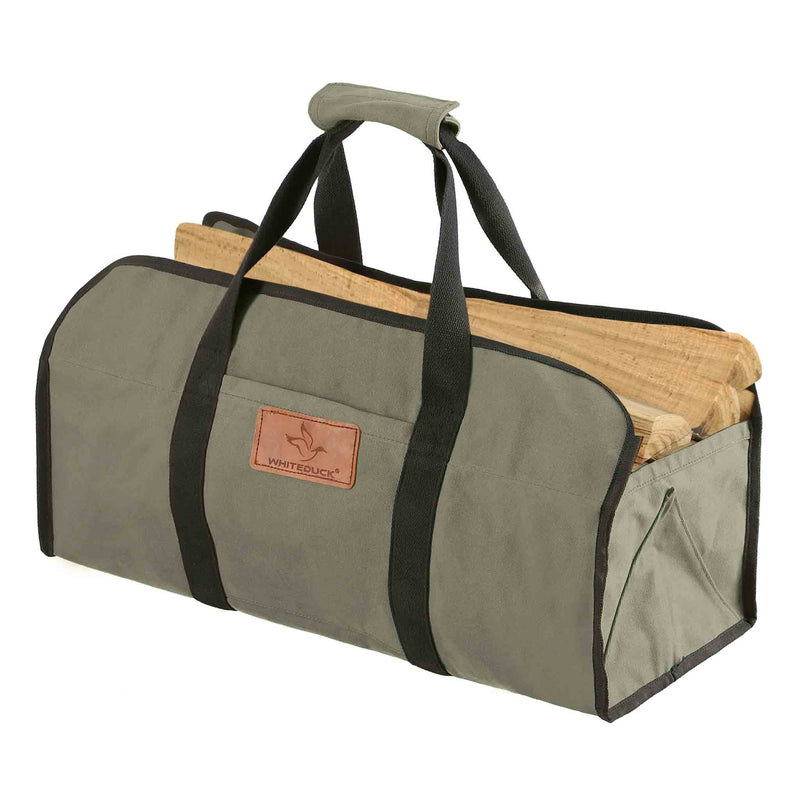 Load image into Gallery viewer, Tote Shape Canvas Firewood Log Carriers
