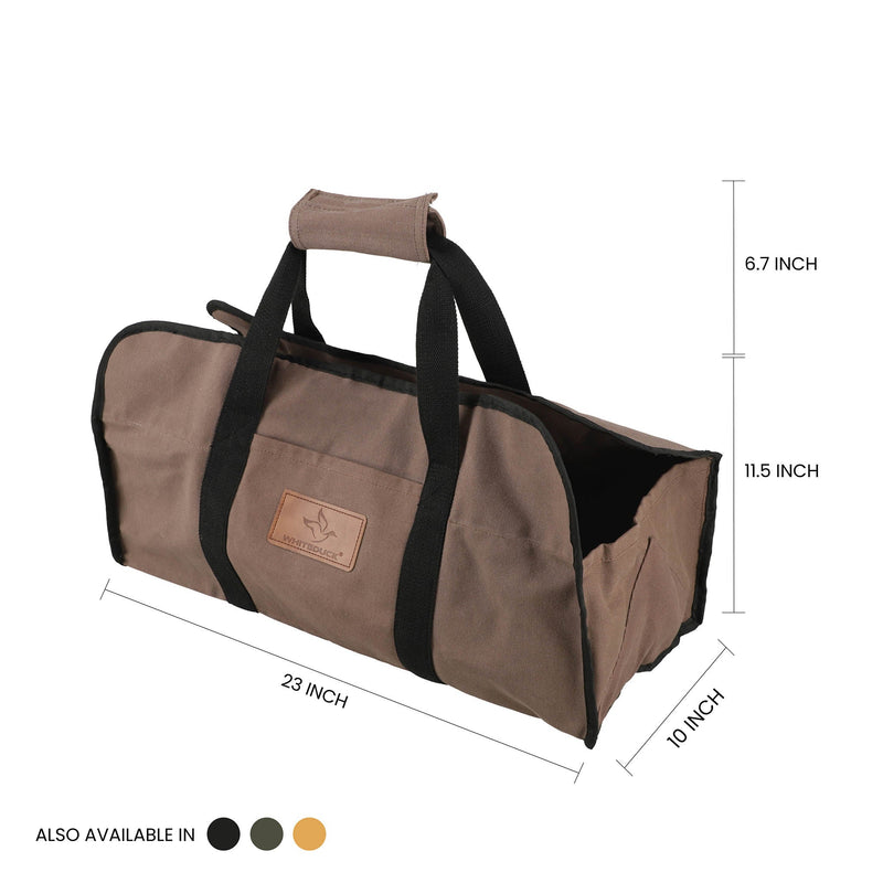 Load image into Gallery viewer, Tote Shape Canvas Firewood Log Carriers
