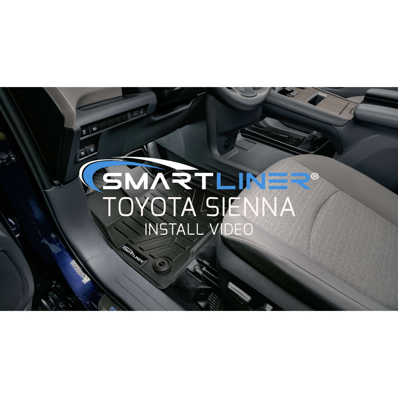 Load image into Gallery viewer, SMARTLINER Custom Fit Floor Liners For 2013-2020 Toyota Sienna (8 Passenger Model)
