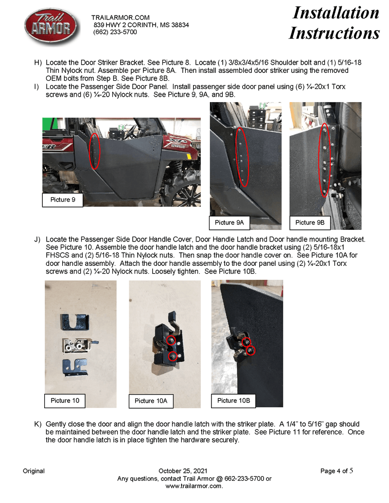 Load image into Gallery viewer, Trail Armor Half Doors for 2020-23 Ranger XP 1000
