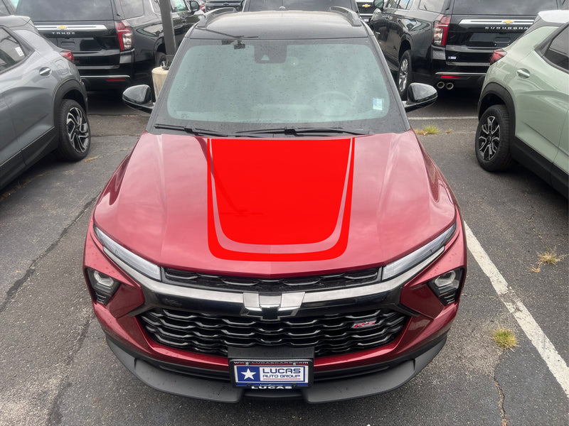 Load image into Gallery viewer, Stripe Hood Decal for 2021-2025 Chevrolet Trailblazer
