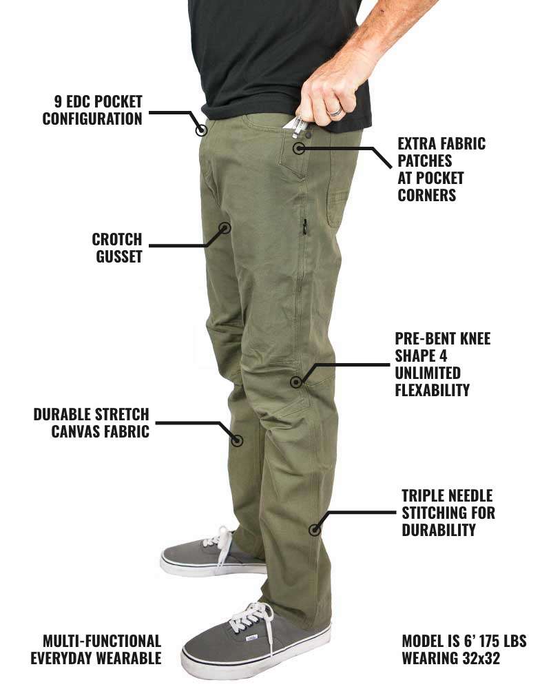 Load image into Gallery viewer, Trailblazer Standard Fit Pants - DK Olive
