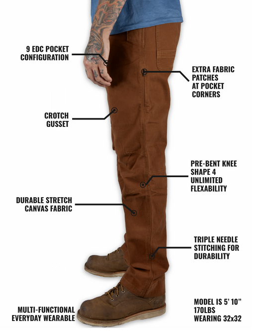 Trailblazer Standard Fit Pants - Tobacco