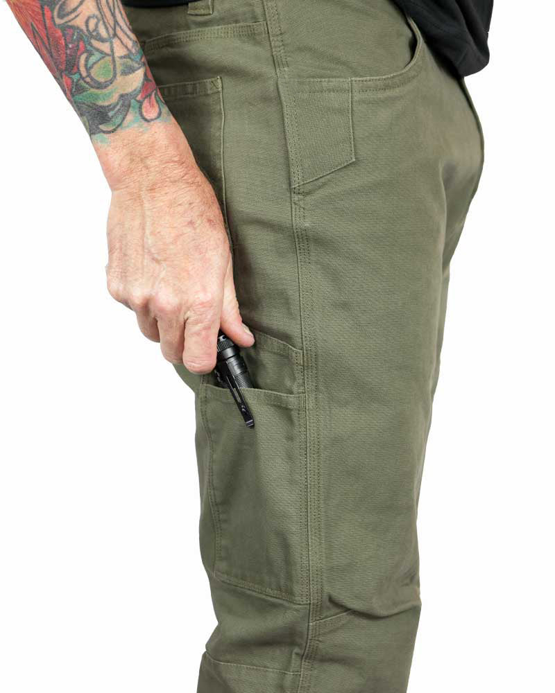 Load image into Gallery viewer, Trailblazer Taper Fit Pants - DK Olive
