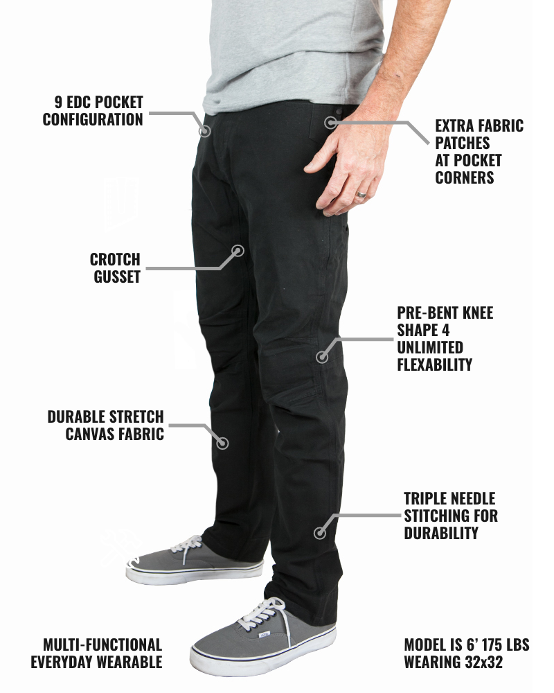 Load image into Gallery viewer, Trailblazer Taper Fit Pants - BLK
