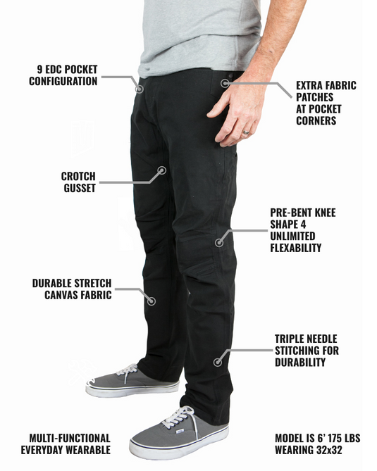Trailblazer Taper Fit Pants - BLK
