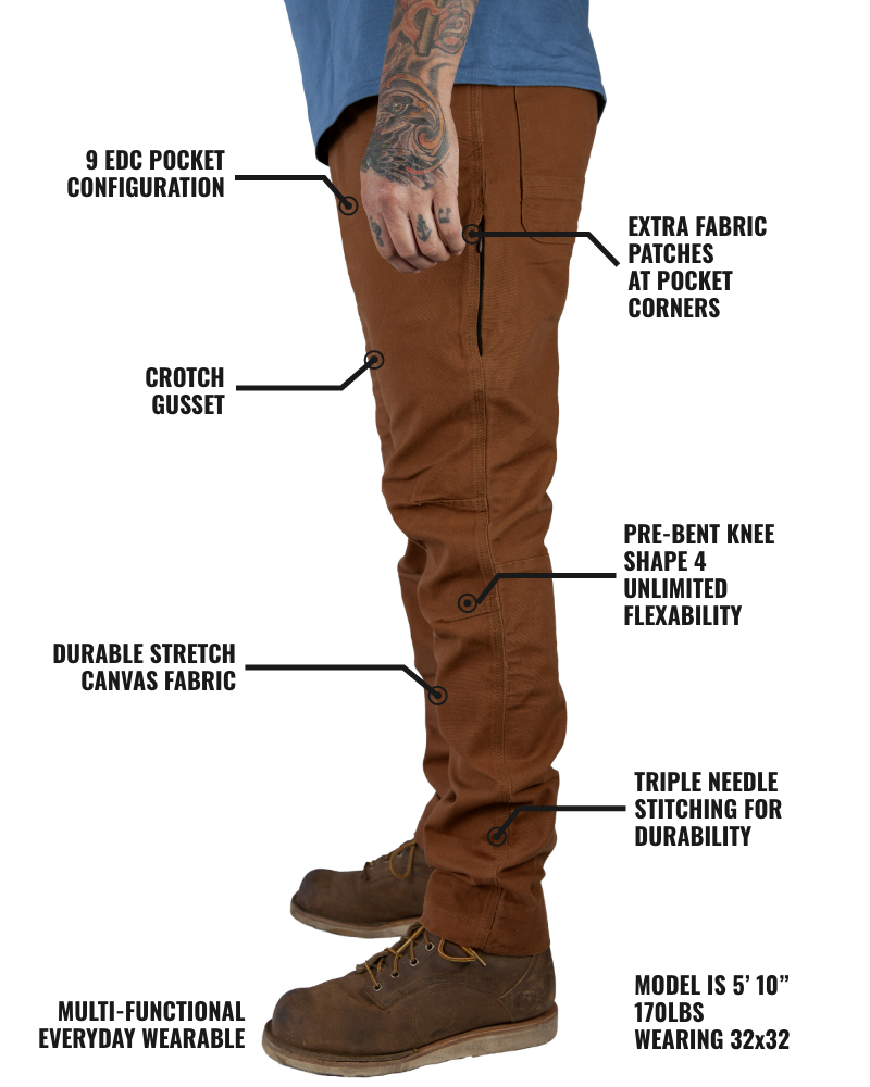 Load image into Gallery viewer, Trailblazer Taper Fit Pants - Tobacco

