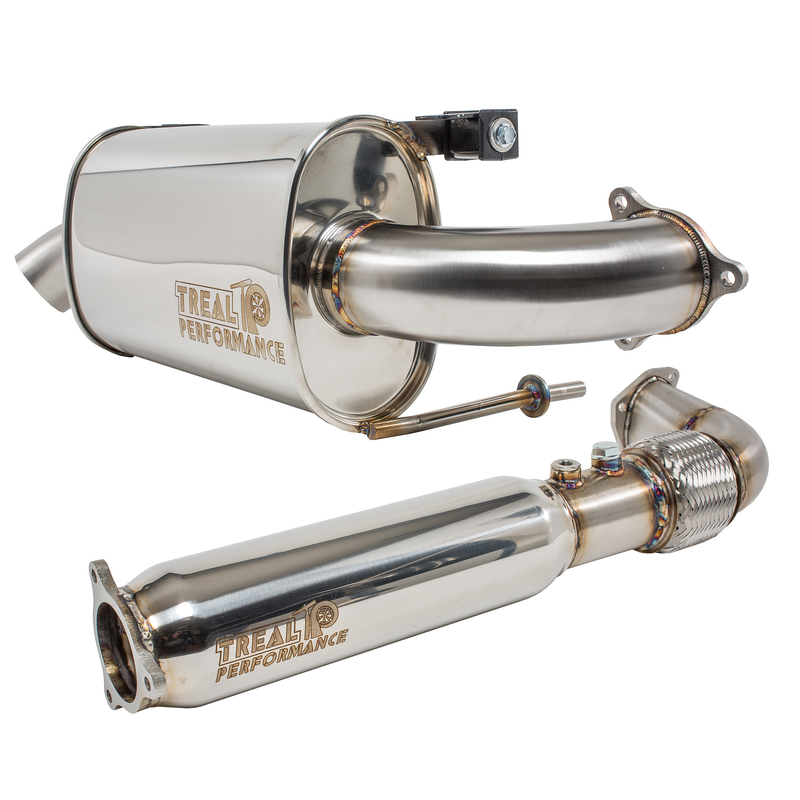 Load image into Gallery viewer, Treal Performance | 2020-2026 Polaris RZR Pro XP / Turbo R Turbo Back Exhaust System
