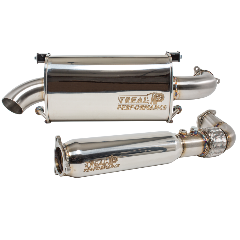 Load image into Gallery viewer, Treal Performance | 2020-2026 Polaris RZR Pro XP / Turbo R Turbo Back Exhaust System
