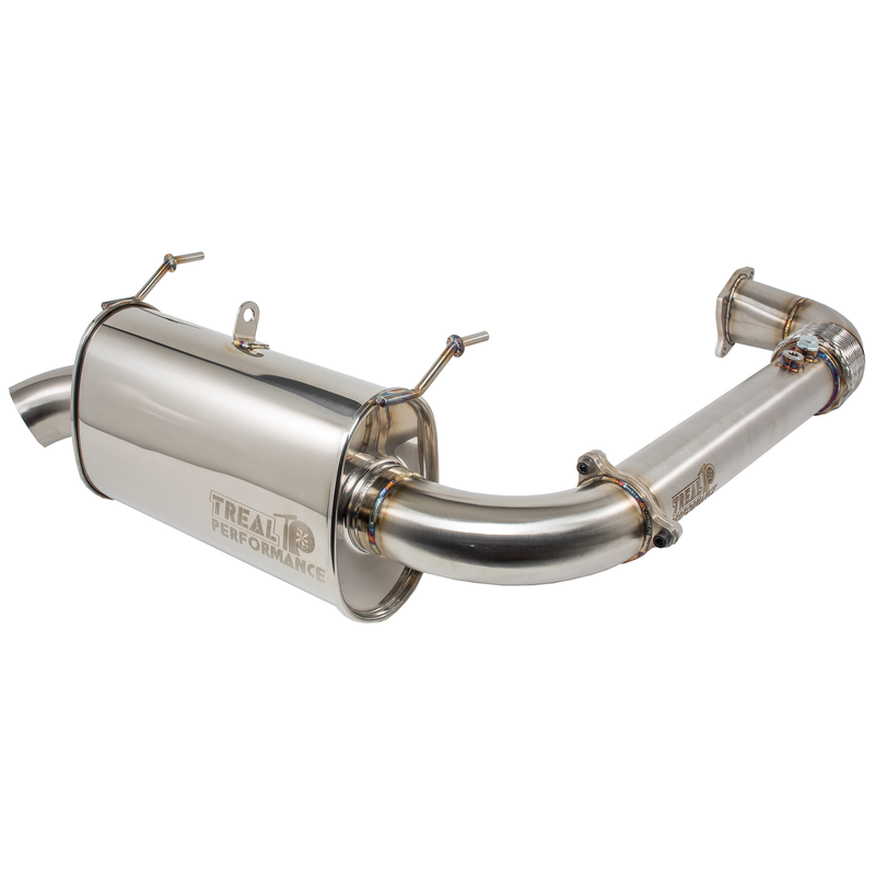 Load image into Gallery viewer, Treal Performance | 2016-2021 Polaris RZR XP Turbo / S Turbo Back Exhaust System
