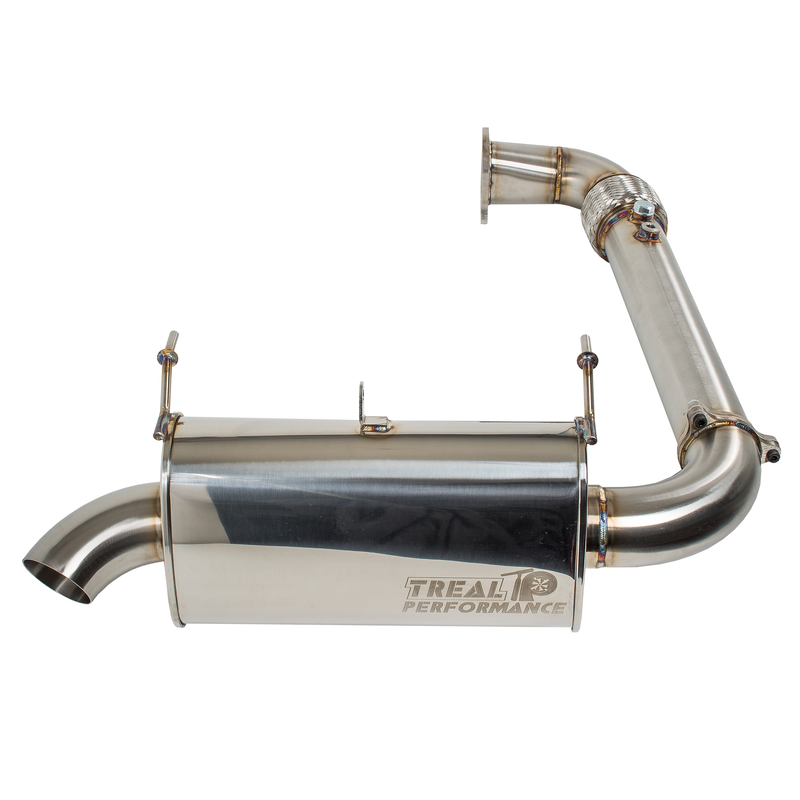 Load image into Gallery viewer, Treal Performance | 2016-2021 Polaris RZR XP Turbo / S Turbo Back Exhaust System
