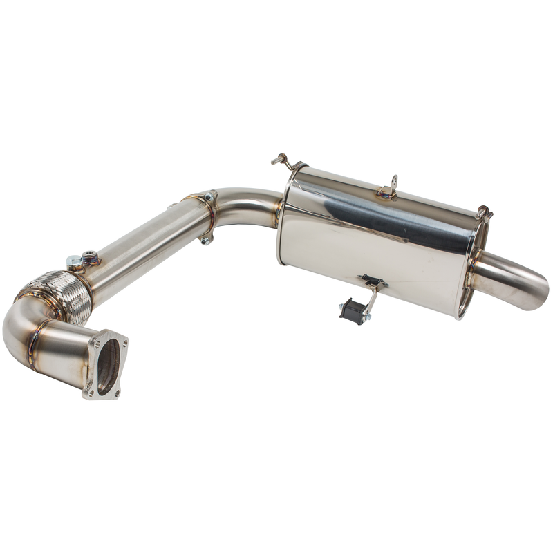 Load image into Gallery viewer, Treal Performance | 2016-2021 Polaris RZR XP Turbo / S Turbo Back Exhaust System
