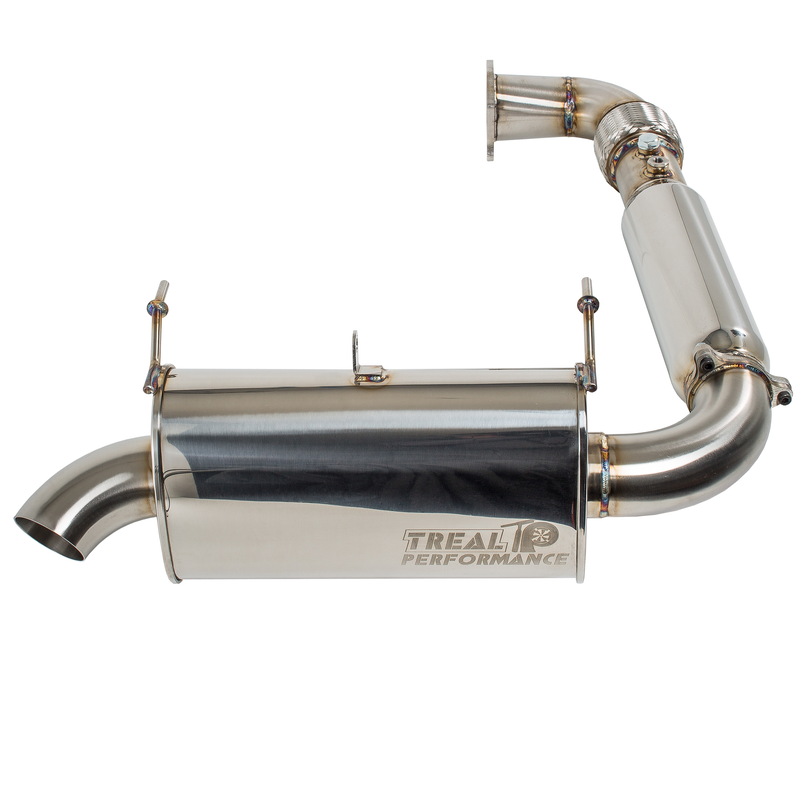 Load image into Gallery viewer, Treal Performance | 2016-2021 Polaris RZR XP Turbo / S Turbo Back Exhaust System
