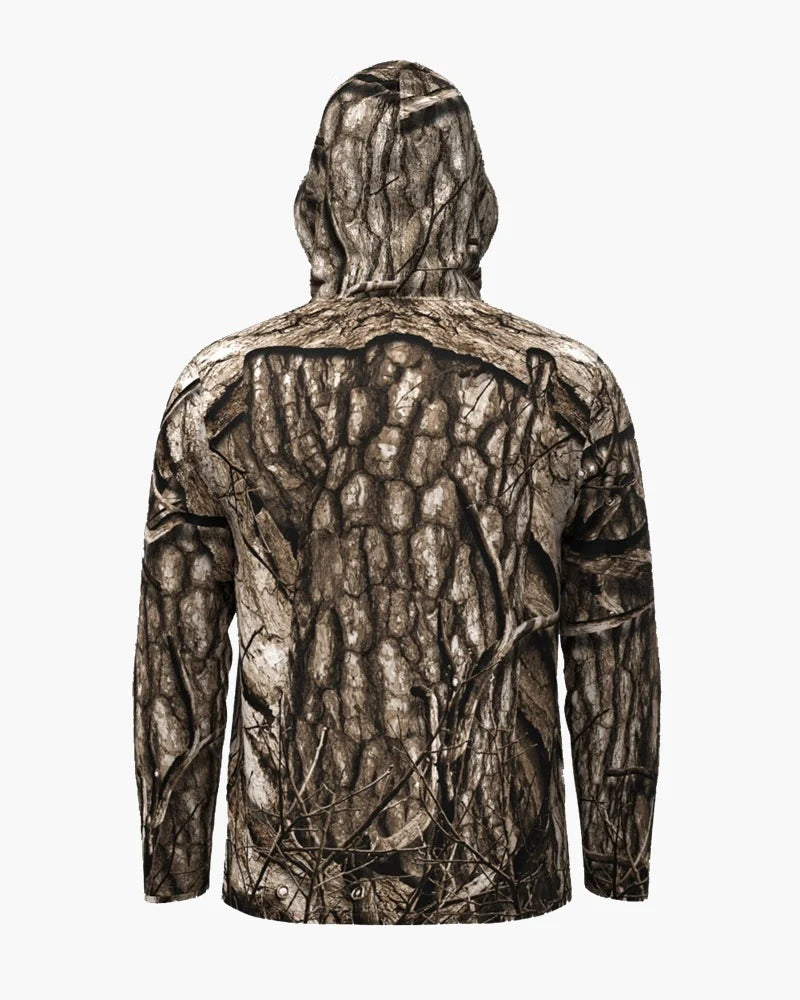Load image into Gallery viewer, Hooded Helios Fishing Shirt with Gaiter
