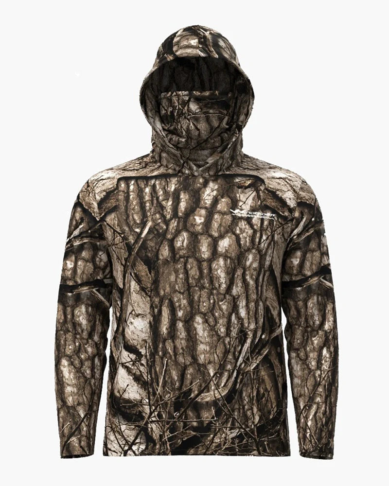 Load image into Gallery viewer, Hooded Helios Fishing Shirt with Gaiter
