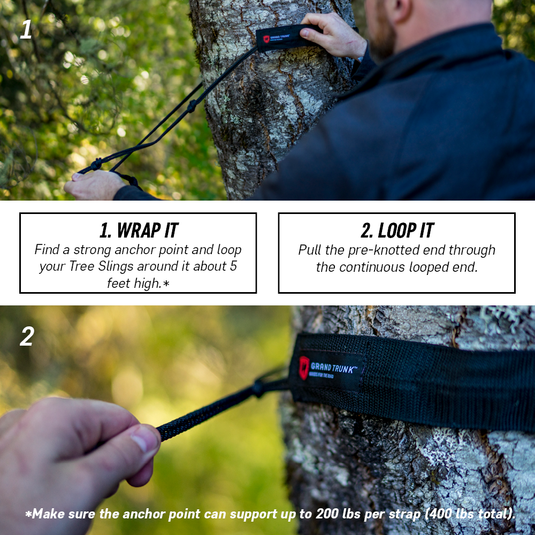 Tree Slings Hammock Hanging Kit