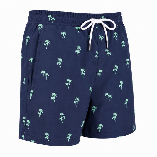 Tropical Trees - Waterproof Swim Shorts With A Waterproof Pocket