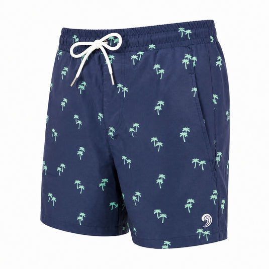 Tropical Trees - Waterproof Swim Shorts With A Waterproof Pocket