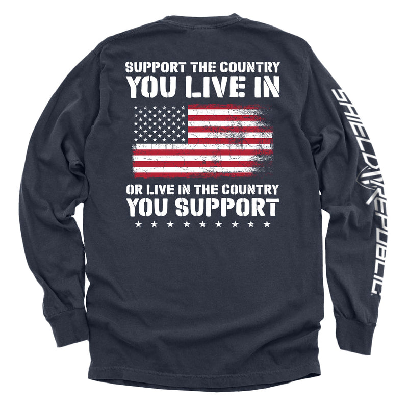 Load image into Gallery viewer, Support The Country You Live In Flag
