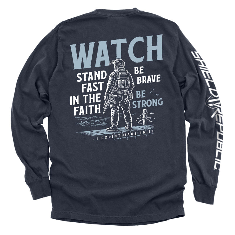 Load image into Gallery viewer, Watch Stand Fast in the Faith (Back Print)
