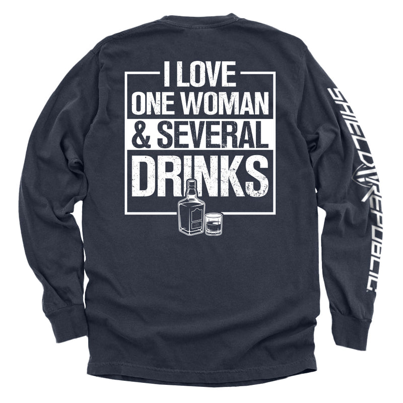 Load image into Gallery viewer, I Love One Woman &amp; Several Drinks
