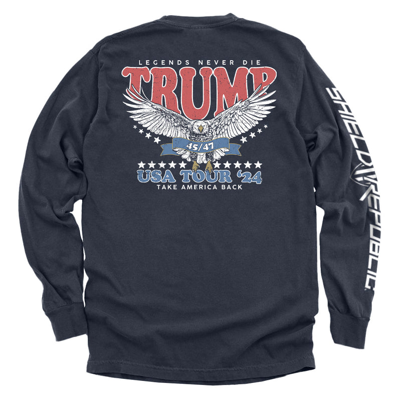 Load image into Gallery viewer, Legends Never Die Trump USA Tour 2024
