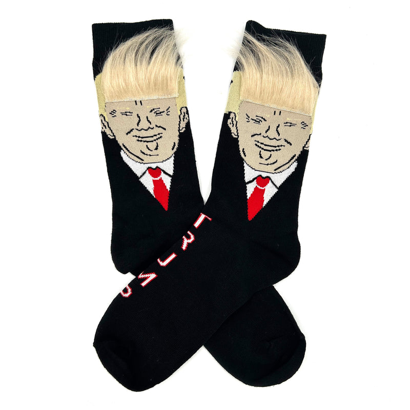 Load image into Gallery viewer, Trump Hair Novelty Socks
