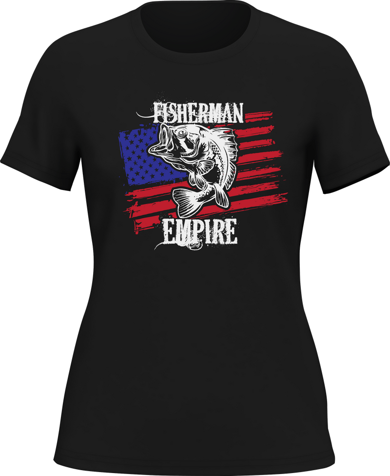 Load image into Gallery viewer, Fisherman American Empire Color T-Shirt for Women
