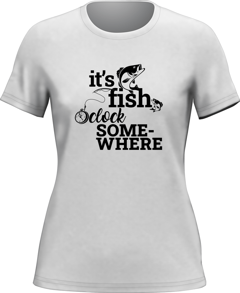 Load image into Gallery viewer, Its Fishing O&#39;clock T-Shirt for Women
